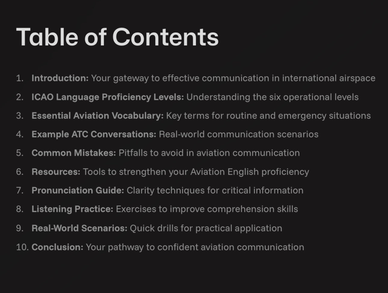 Pilot's E-Book + Pocket Aviation English E-Book