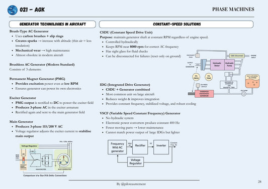021 Aircraft General Knowledge, a real page from the notes