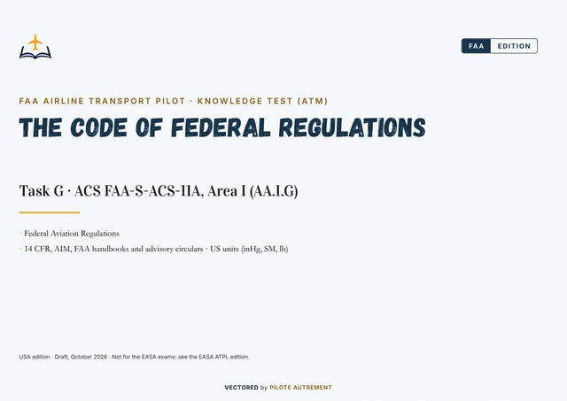 Cover of FAA volume G