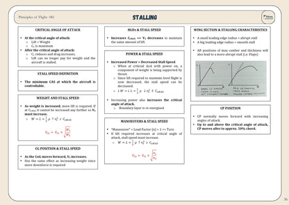 Principles Of Flight - Revision Sheet