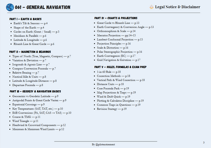 General Navigation - Revision Sheet