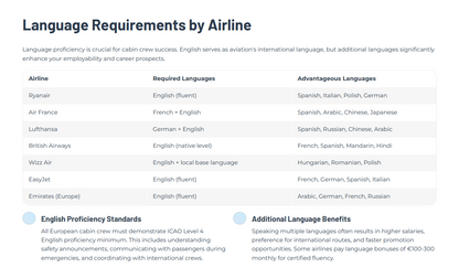 Cabin Crew – The Complete Guide to Becoming a Flight Attendant in Europe