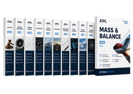 The ATPL Full Pack, one book per subject
