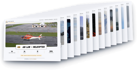 The 13 ATPL(H) revision sheet covers
