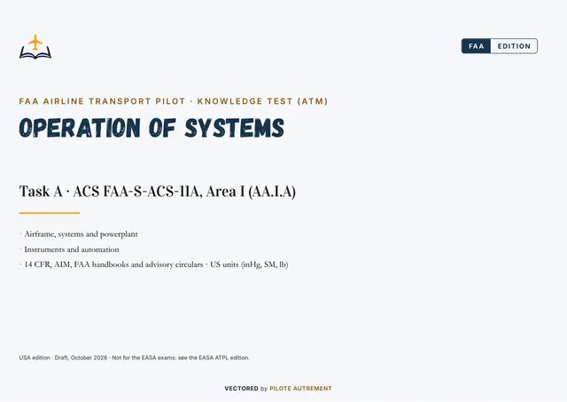 Cover of volume A, Operation of Systems